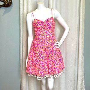 Lilly Pulitzer Macauley Dress in Fiesta Pink size 4